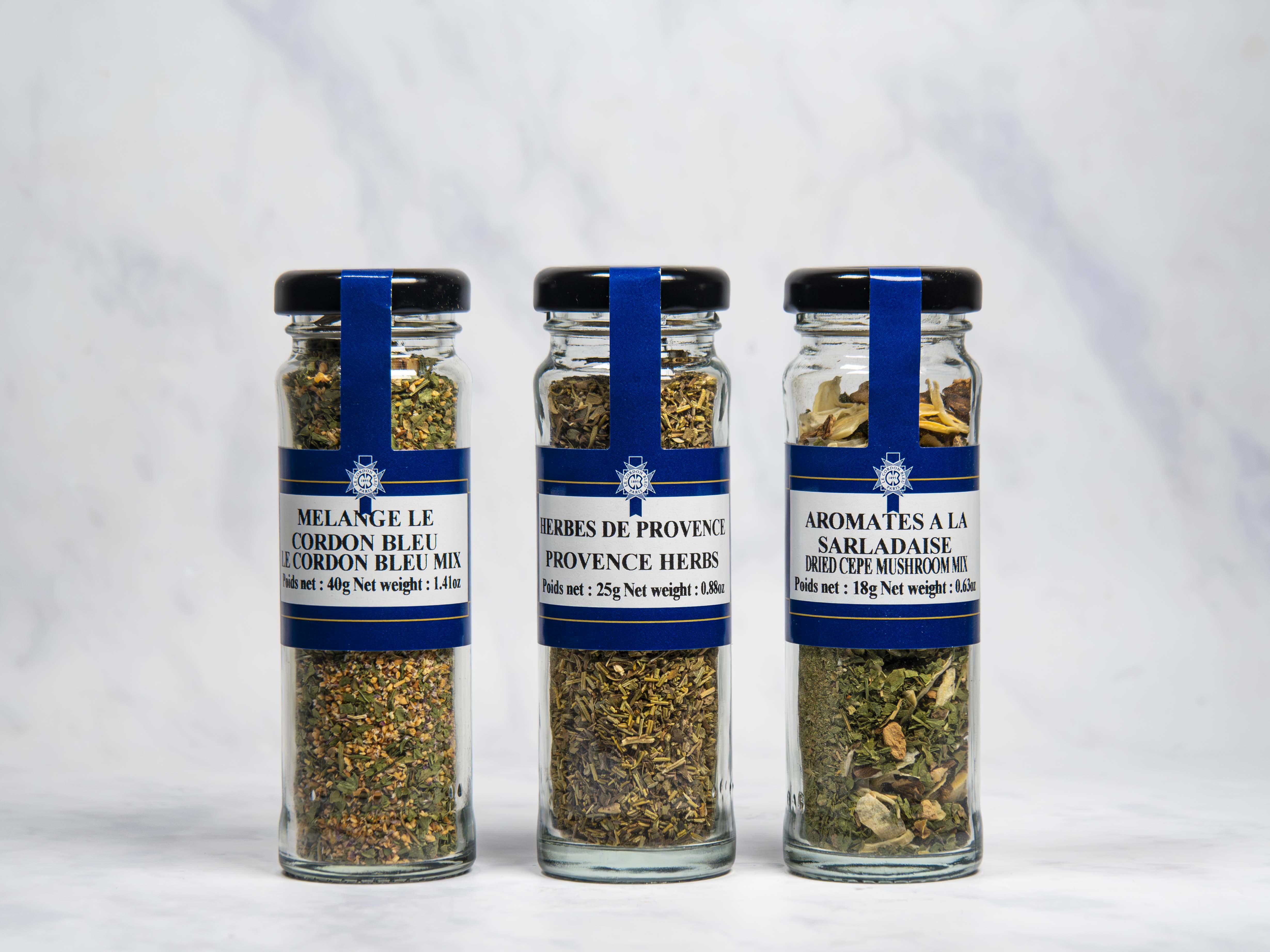 Set of Provence herbs 25g+ Sarladaise dried cep mushroom mix 18g+Le Co