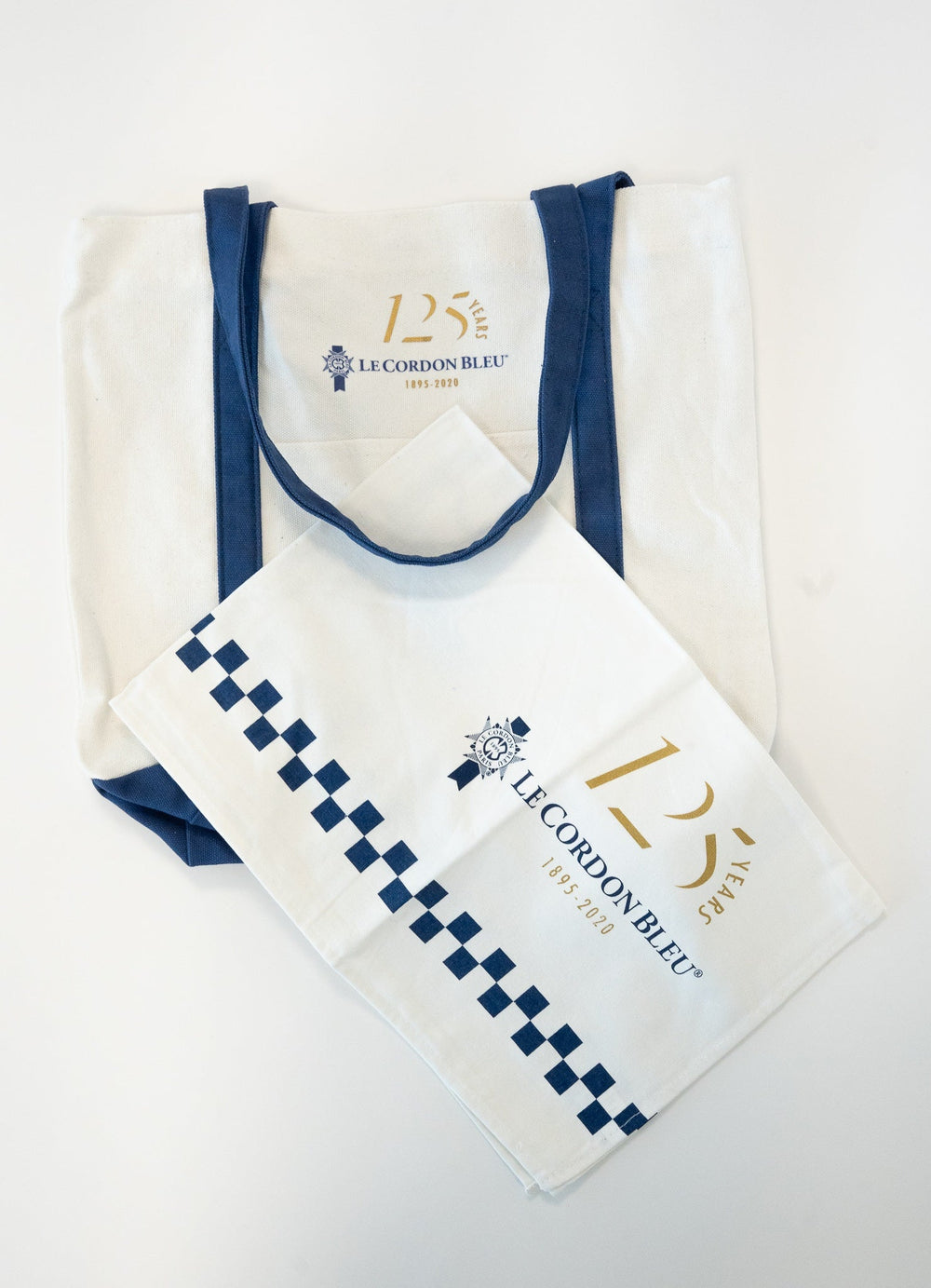 Culinary Gift Set - Blue Tote Bag & Tea Towel Goodies - cordonbleuboutique.com