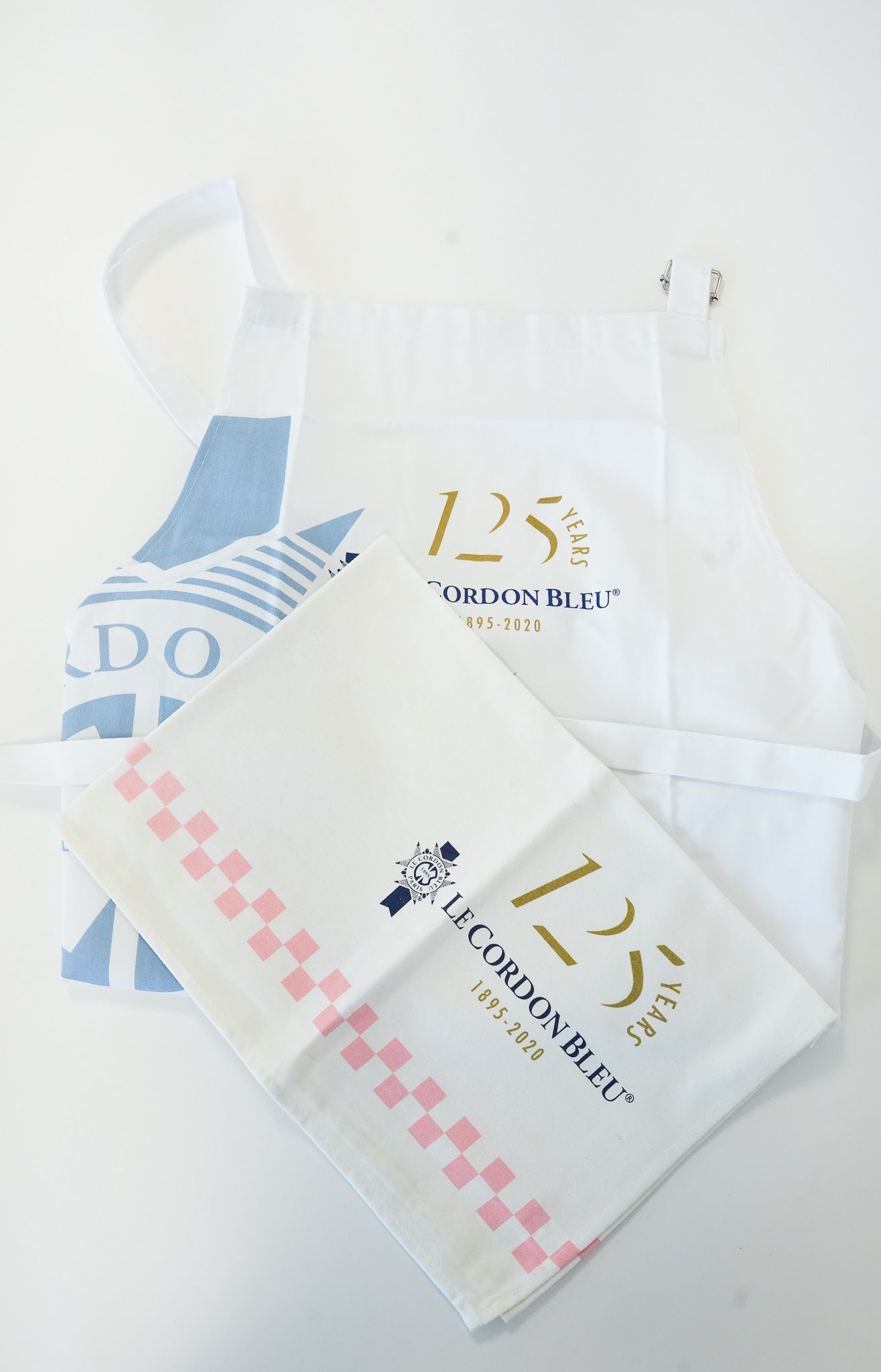 Culinary Gift Set - Pink Tea Towel & Adult Apron