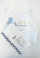 Culinary Gift Set - Blue Tea Towel & Adult Apron Goodies - cordonbleuboutique.com