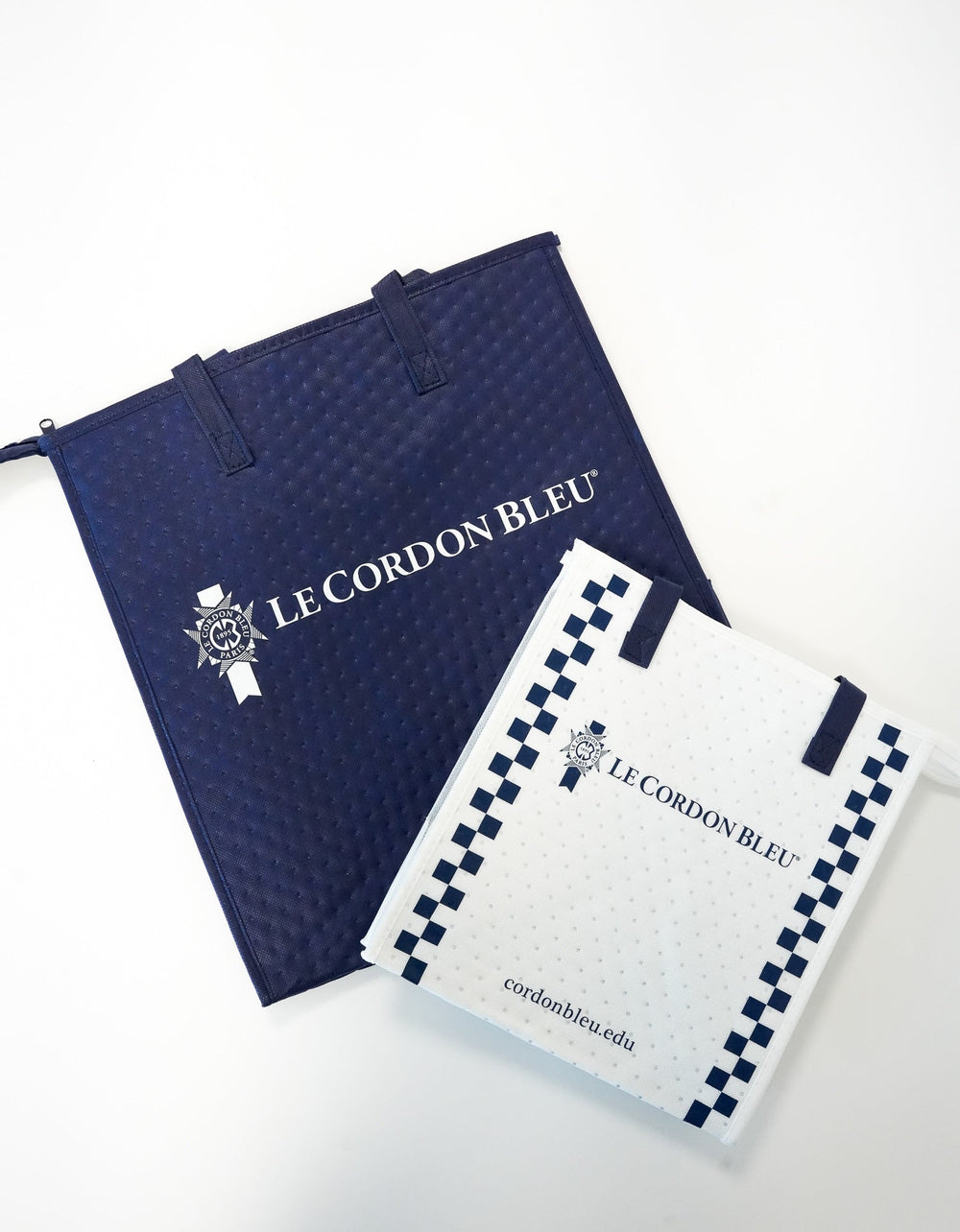 Coffret cadeau de sacs isothermes - Sacs isothermes bleus et blancs