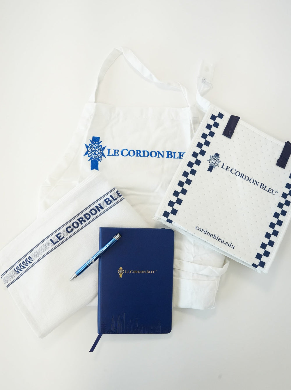 Cooking Gift Set - Apron, Tea Towel, Cooler Bag, Notebook & Pen Goodies - cordonbleuboutique.com