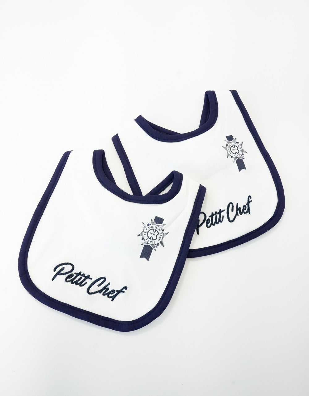 Set Of 2 Blue Baby Bibs