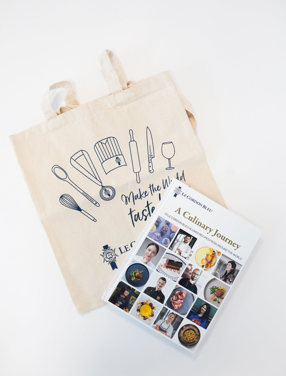 Coffret cadeau culinaire - Sac fourre-tout avec livre