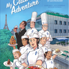 Book cover of 'My Culinary Adventure' with Le Cordon Bleu chefs and students & Paris campus
