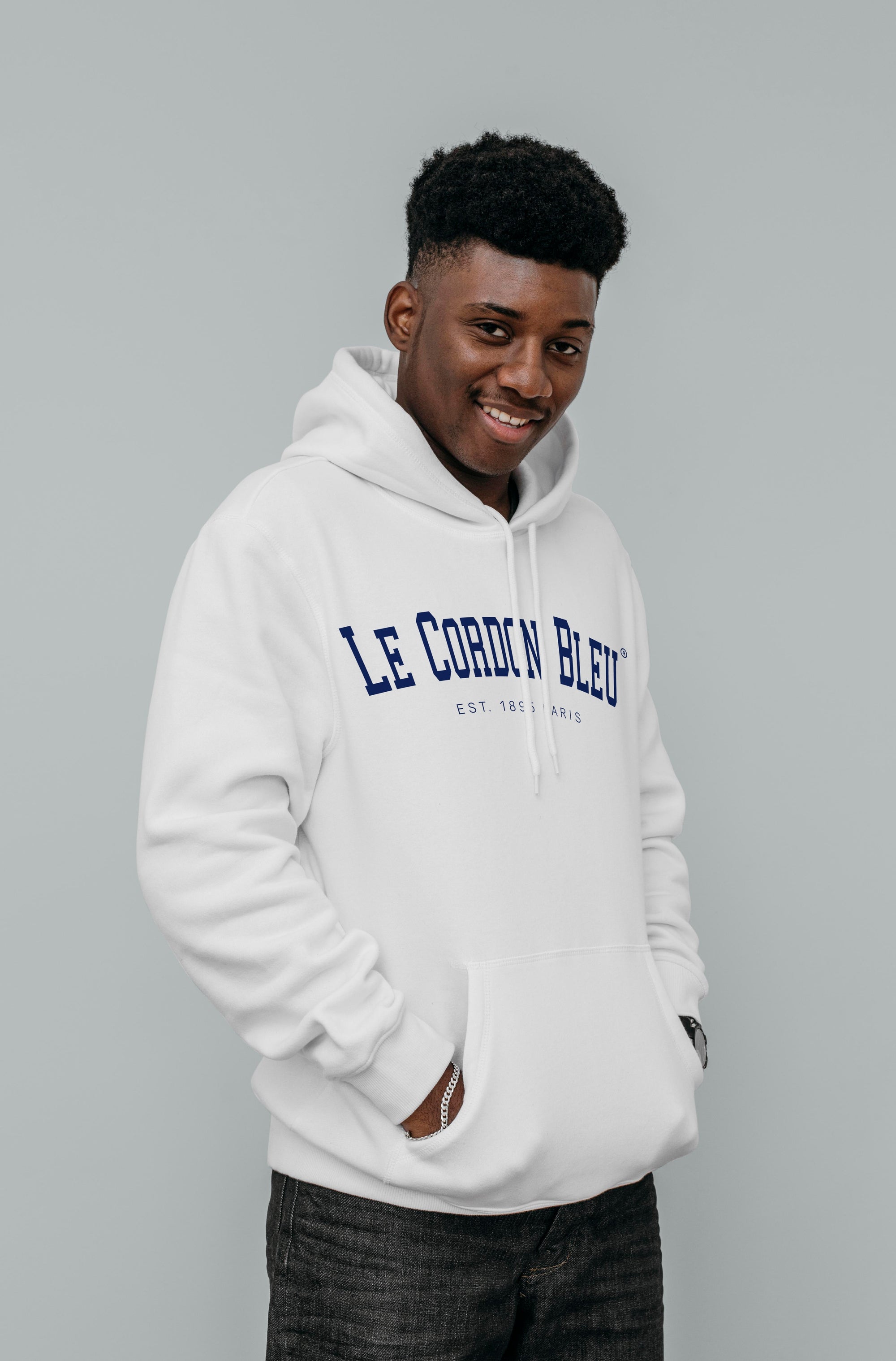 Le Cordon Bleu Hoodie Blue & White