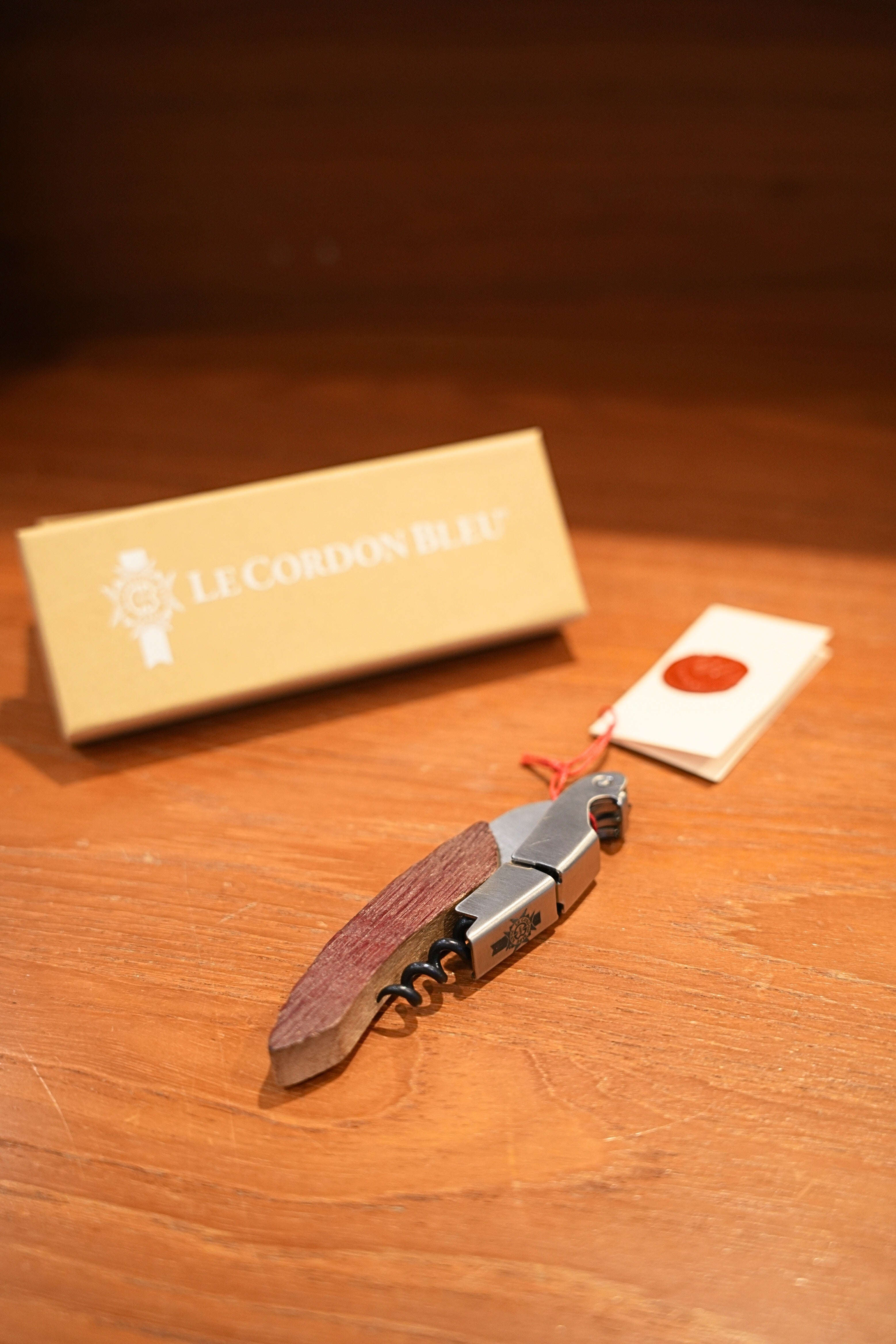 趣味・スポーツ・実用 LE CORDON BLEU Collection 20 Titles Wooden Corkscrew Le Cordon Bleu in gift box